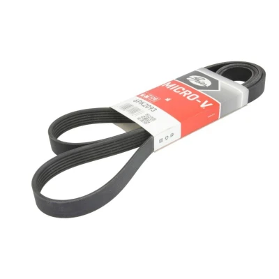 Abbildung von GATES 6PK2093 Keilrippenriemen 2093 6 Polyester, EPDM (Ethylen Propylen Dien Kautschuk) HONDA: CIVIC 9 Tourer, MAZDA: MPV 2