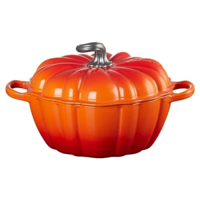 Abbildung von Le Creuset Kürbis Braten / Stoofpan Signature Orangenrot 24cm 3,7l