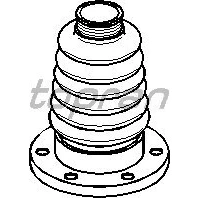 Abbildung von TOPRAN 109 251 Faltenbalg, Antriebswelle Vorderachse links, rechts, getriebeseitig 108 Thermoplast VOLKSWAGEN: Golf 5 Schrägheck