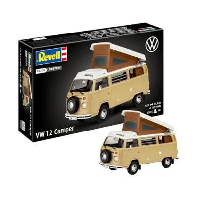 Abbildung von Revell® Modellbausatz VW T2 Camper, Maßstab 1:24, Made in Europe