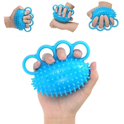 Abbildung von Handübungsball, Fingertherapieball Griffstärkung, verbessert die Flexibilität, Quetschen, Stressbälle für Erwachsene, Stressabbau Bälle, Widerstandskrafttrainer das Handgelenk