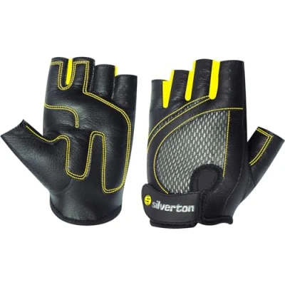 Abbildung von Silverton Fitness Handschuhe Lady, schwarz/gelb, L