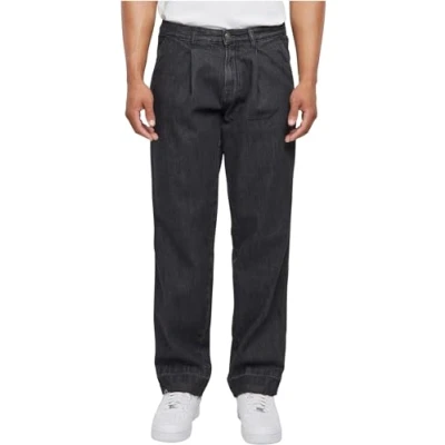 Abbildung von Urban Classics Herren Jeans Relaxed Fit, Herren, Größe: 34, Black
