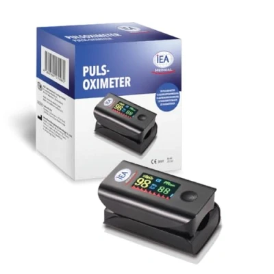 Abbildung von IEA Medical Pulsoximeter Finger für Sauerstoffsättigung und Pulsfrequenz Tragbares Oximeter Erwachsene