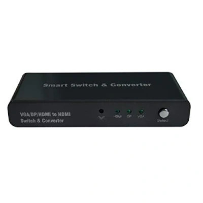 Abbildung von ROLINE HDMI/VGA/DP zu HDMI Konverter Switch