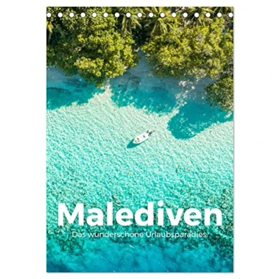 Abbildung von Malediven Das wunderschöne Urlaubsparadies. (Tischkalender 2025 DIN A5 hoch), CALVENDO Monatskalender