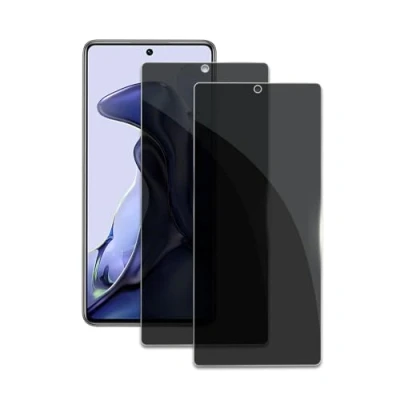 Abbildung von 2 Stück Schutzfolie für Xiaomi 11T Pro/11T, 3D Gebogene vollständige Abdeckung Schutzglas Folie, Anti Kratzer, Öl, Bläschen, Einfache Installation