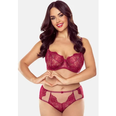 Abbildung von Vivisence Bügel BH, Damen, Größe: 75F, Maroon
