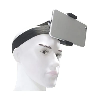 Abbildung von INF Kopfhalterung für Smartphone, Kopfgurt GoPro Hero, Verstellbarer Kopfbandhalter mit Clip Sportkamera Smartphone Universal
