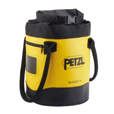 Abbildung von PETZL, Bucket 15, Selbstversorgende Haltertasche, Gelb, 15 Liters, Unisex Adult