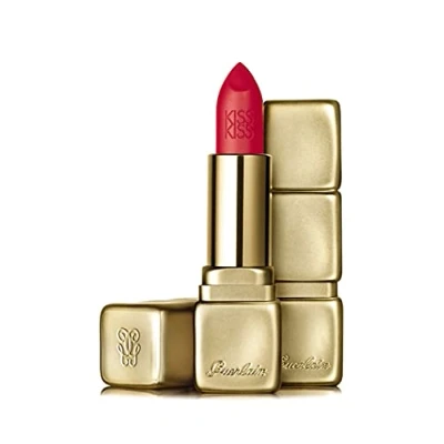 Abbildung von Guerlain Kisskiss Matter Lippenstift M332 Fire Red