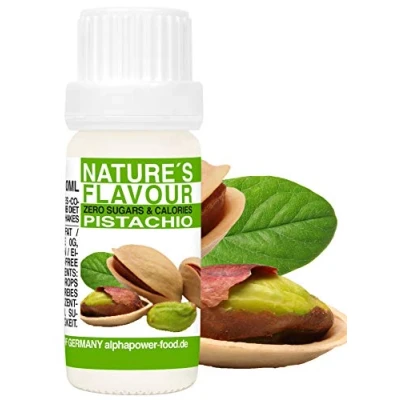 Abbildung von Flavour Drops PISTAZIE, Flavdrops I 100% natürliches Lebensmittel Aroma Geschmackstropfen ohne Kalorien &amp; Zucker Backaromen, Geschmack für Wasser, Quark