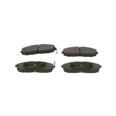 Abbildung von BOSCH 0 986 424 670 Bremsbelagsatz Low Metallic mit akustischer Verschleißwarnung Anti Quietsch Blech HYUNDAI: H 1 Kastenwagen, / Starex MPV