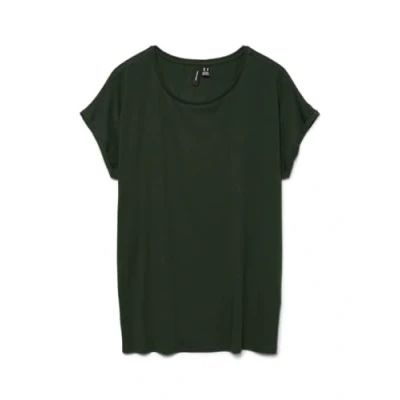 Abbildung von Vero Moda Vmava Tshirt basic, Damen, Größe: Medium, Pine grove