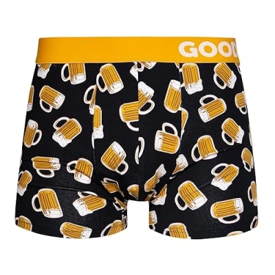 Abbildung von Dedoles Boxershorts Herren &amp; Jungen Unterwäsche Trunks Baumwolle lustige Designs Dinosaurier Hamster Spiele Maulwurf Geschenk, Farbe Schwarz, Motiv Hopfengetränk Vom Fass Unterhose, Gr. L