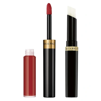Abbildung von Max Factor Lipfinity Lip Colour Confident 115 Kussechter Lippenstift mit 24h Halt ohne auszutrocknen, intensiver Farbabgabe, präzisem Applikator &amp; intensiv pflegendem Gloss Top Coat