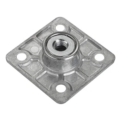 Abbildung von 2 x Tischbeinverbinder KEA eckig 47,5 mm für M8 Gewindeschraube Beschlag Möbelverbinder von SO TECH®