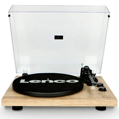 Abbildung von Lenco LBT 188PI Plattenspieler (elektrisch, Bluetooth, Audio Technica &amp; USB in Holz)