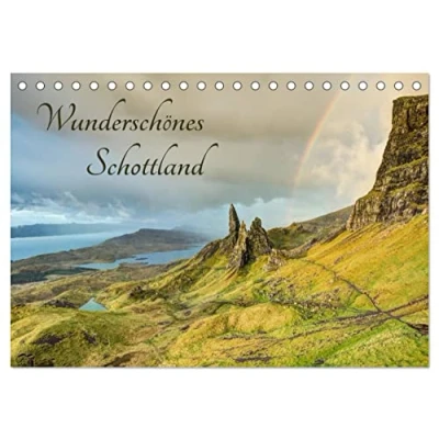 Abbildung von Wunderschönes Schottland (Tischkalender 2025 DIN A5 quer), CALVENDO Monatskalender