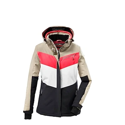 Abbildung von killtec Damen Funktionsjacke/Skijacke mit abzippbarer Kapuze und Schneefang KSW 253 WMN SKI JCKT, hell camel, 46, 37583 000