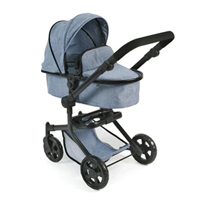 Abbildung von Bayer Chic 2000 Puppenwagen 2 in 1 Mika Blau