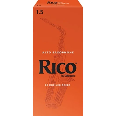 Abbildung von D&#039;Addario Saxophon Blätter Rico Alto Saxophone Reeds RJA2515 Stärke 1.5 25 Stück