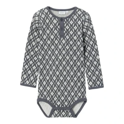 Abbildung von NAME IT Jungen NMMWUPSUS Wool/CO LS XXIII Body, Iron Gate, 98