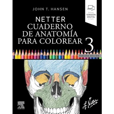 Abbildung von Netter. Cuaderno de anatomía para colorear: 2ª ed. revisada