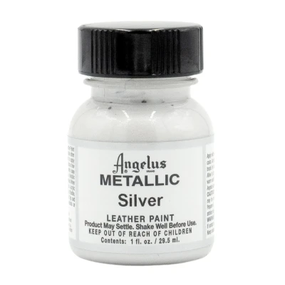 Abbildung von Angelus Lederfarbe Silber 29,5ml