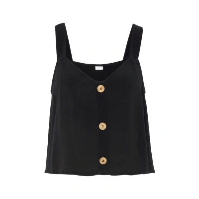 Abbildung von Vivance CROP Bluse, Damen, Größe: 44, Schwarz