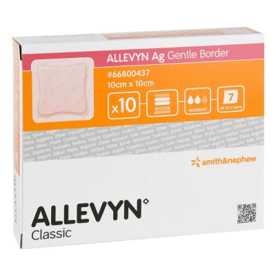 Abbildung von Allevyn Ag Gentle Border 10x10 cm Wundverband