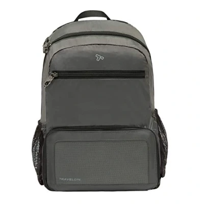 Abbildung von Travelon Diebstahlsicherer, verstaubarer Rucksack., anthrazit (Schwarz) 43207 530