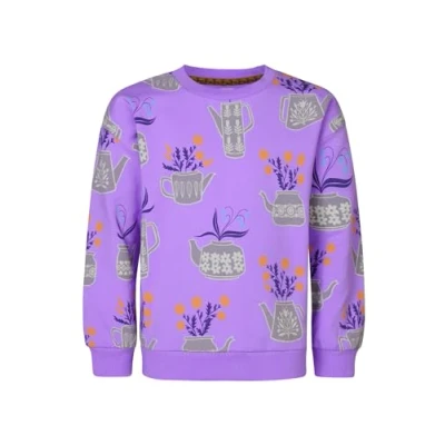 Abbildung von Noppies Mädchen Girls Sweater Jinsa Long Sleeve Allover Print, Paisley Purple N246, 92 EU