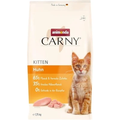 Abbildung von animonda Carny Kitten Huhn (1,75 kg), Trockenfutter für wachsende Kätzchen, Katzenfutter ohne Getreide und Zucker, Katzentrockenfutter mit 65 % Fleisch tierischen Zutaten