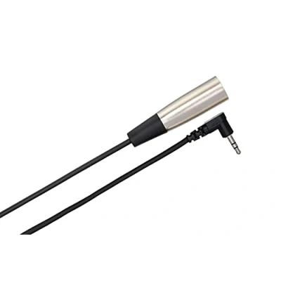 Abbildung von Hosa XVM 110F, Camcorder Mikrofonkabel, XLR3F auf 3.5 mm TRS (rechtwinklig), 3 m