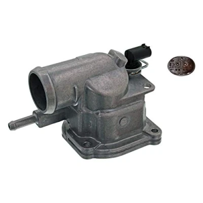 Abbildung von FEBI BILSTEIN 39396 Kühlwasserthermostat 87 mit Dichtung Temperaturschalter Gehäuse MERCEDES BENZ: E Klasse Limousine, T modell