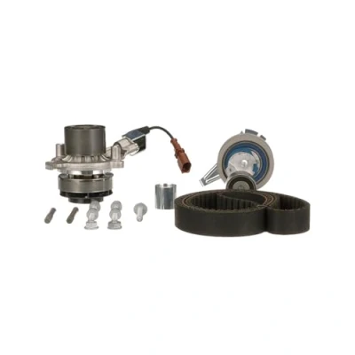 Abbildung von GATES KP45678XS 1 Wasserpumpe + Zahnriemensatz mit integriertem Abschaltkontakt, schaltbare VOLKSWAGEN: Golf 7 Schrägheck