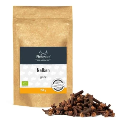 Abbildung von Nelken ganz, Gewürznelken, Premium BIO Qualität, direkt aus Sri Lanka, kontrolliert 250g Pfefferdieb®