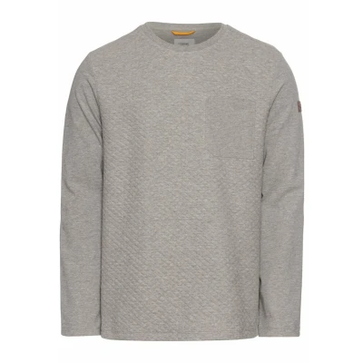 Abbildung von camel active MIT Brusttasche Strickpullover, Herren, Größe: XXL, Stone grey