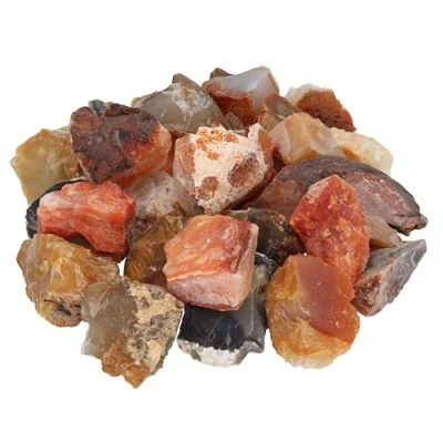 Abbildung von Karneol Wassersteine 100% naturbelassene Rohsteine 300g Lebensquelle Plus