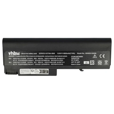 Abbildung von vhbw Akku kompatibel mit HP EliteBook 6930p, 8440p, 8440W Notebook (6600mAh, 10,8V, Li Ion)