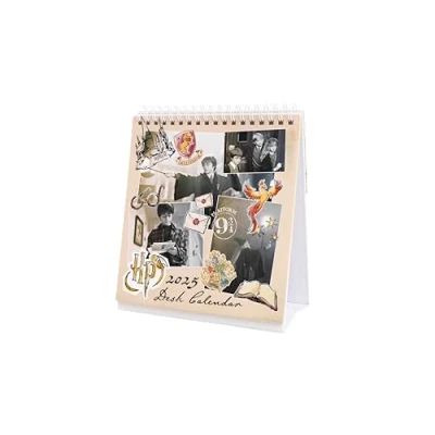 Abbildung von Pyramid Harry Potter 2025 Tischkalender, 29,7x42cm, magischer Planer für Fans der Zauberwelt, Monatsübersicht, nachhaltig nur mit Papierumschlag