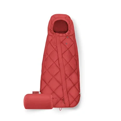 Abbildung von CYBEX Gold Fußsack Snøgga Mini 2, Für Babyschalen, Ab Geburt bis ca. 24 Monate, TOG 4, Hibiscus Red (Rot)