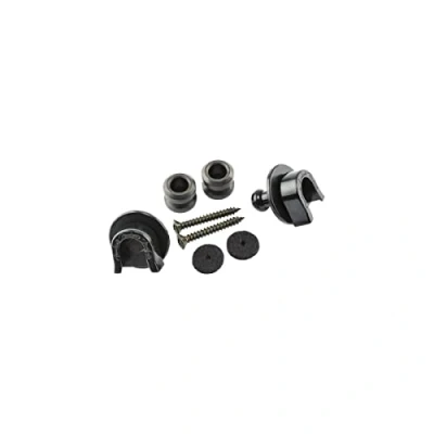 Abbildung von Fender® »SECURITY STRAP LOCKS« Gitarrengurt Haltesystem Set Farbe: Schwarz