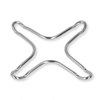 Abbildung von Metaltex Topfuntersetzer, Set, 2 tlg., Gasherdaufsatz, verchromt, 10 x cm