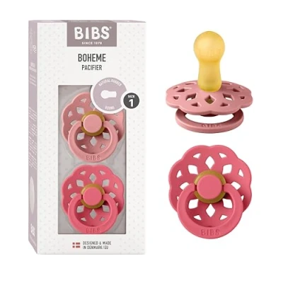 Abbildung von BIBS Boheme 2 Pack Dusty Pink/Coral Spenen Maat 1