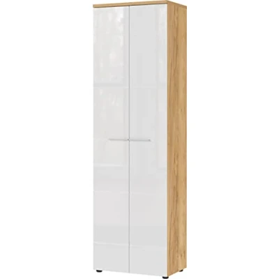 Abbildung von GERMANIA Garderobenschrank &quot;Aledo&quot;, mit ausziehbarer Kleiderstange, Front in Hochglanz