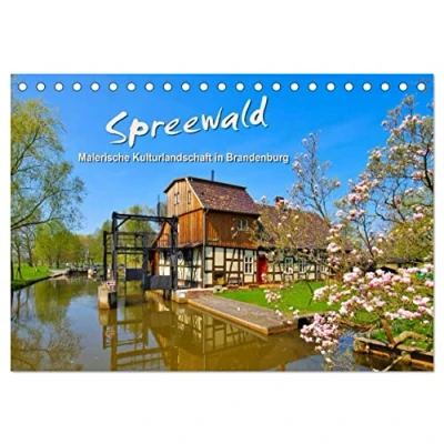 Abbildung von Spreewald Malerische Kulturlandschaft in Brandenburg (Tischkalender 2025 DIN A5 quer), CALVENDO Monatskalender