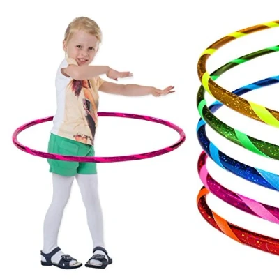 Abbildung von Hoopomania Hula Hoop Reifen Super Star Kinder Hoop, Ø70cm, Pink