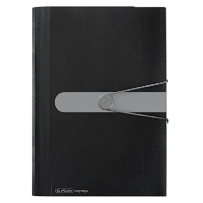 Abbildung von Herlitz Fächermappe A4 PP 12 Fächer schwarz to go